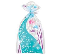 Unique Pack Of 20 Mermaid Cellophane Bags, 5"x11"