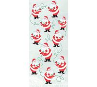 Unique Party 13485 - Cellophane Santa Christmas Party Bags, Pack of 20