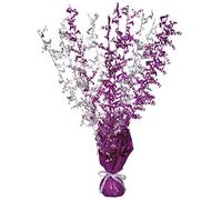 Unique Party 21426 - Glitz Hot Pink and Silver Hen Party Balloon Weight Centrepiece
