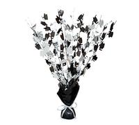 Unique Party 21427 - Glitz Black and Silver Graduation Balloon Weight Centrepiece