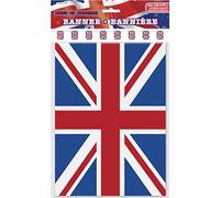 Unique Party 29671 - 32ft Plastic Best of British Union Jack Bunting Flags