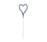 Unique Party 37412 - Glitz Blue Heart Shaped Sparkler Candle
