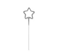 Unique Party 37413 - Glitz Silver Star Shaped Sparkler Candle