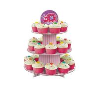 Unique Party 40417 - Pink Ladybird 1st Birthday Cupcake Stand