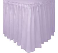 Unique Party 50052 - Plastic Lavender Table Skirt, 14ft