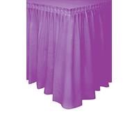 Unique Party 50066 - Plastic Purple Table Skirt, 14ft