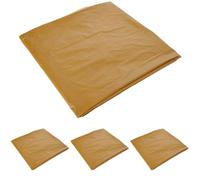 Unique Party 5084 5084-Gold Plastic Tablecloth, 9ft x 4.5ft, Gold, Pack of 4