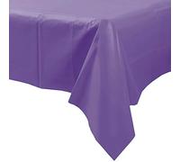 Unique Party 5088 Plastic Disposable Party Tablecloth (Purple)