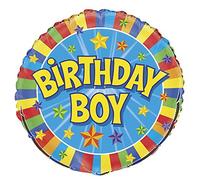 Unique Party 53091 - 18" Foil Birthday Boy Balloon