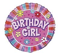 Unique Party 53093 - 18" Foil Birthday Girl Balloon