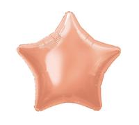 Unique Party 53320 - 18" Foil Rose Gold Star Balloon