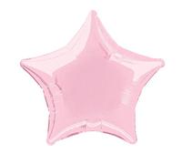 Unique Party 53329 - 20" Foil Pastel Pink Star Helium Balloon