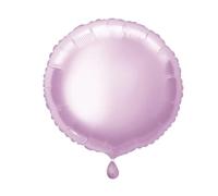 Unique Party 53339 - 18" Foil Round Pastel Pink Helium Balloon