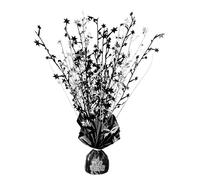 Unique Party 55250 - Glitz Black Customisable Balloon Weight Centrepiece