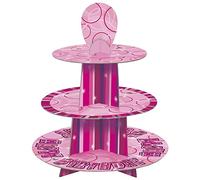 Unique Party 55401 - Customisable Glitz Pink Cupcake Stand