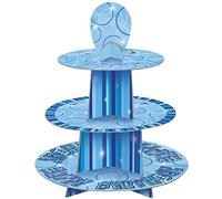 Unique Party 55402 - Customisable Glitz Blue Cupcake Stand