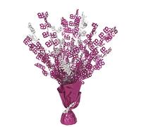 Unique Party 56481 - Glitz Pink 65th Birthday Balloon Weight Centrepiece