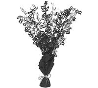Unique Party Balloon Weight Centrepiece 56486 – Glitz Black – 13th Birthday