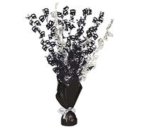 Unique Party 56491 - Glitz Black 40th Birthday Balloon Weight Centrepiece