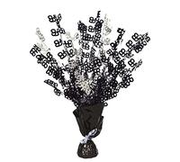 Unique Party 56494 - Glitz Black 65th Birthday Balloon Weight Centrepiece