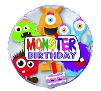 Unique Party 56703 - 18" Foil Monster Birthday Balloon