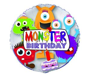 Unique Party 56703 - 18" Foil Monster Birthday Balloon