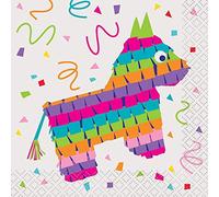 Unique Party 58681 - Mexican Fiesta Cocktail Napkins, Pack of 16