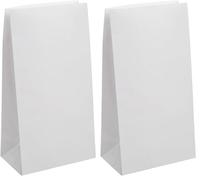 Unique Party 59011 - White Paper Party Bags, Pack of 24