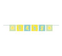 Unique Party 61734 - Polka Dot Baby Shower Bunting Banner