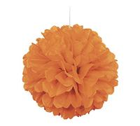 Unique Party 64276 - 40cm Orange Tissue Paper Pom Pom Party Decoration