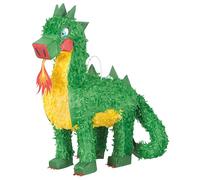 Unique Party Multicolor Dragon 3D Pinata - Fantasy Themed, Plastic, 41cm x 48cm, Perfect for Birthdays and All Ages