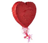 Unique Party 65998 - Red Heart Pinata, Pull String