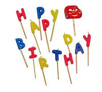 Unique Party 71453 - Disney Cars Candles "Happy Birthday" Set of 13 Pieces