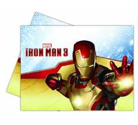 Unique Party 71503 - Plastic Marvel Iron Man 3 Tablecloth, 1.8m x 1.2m
