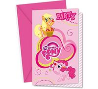 Unique Party 71572 - My Little Pony Party Invitations, Pack of 6