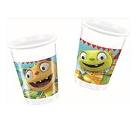 Unique Party 71753 - 200ml Disney Henry Hugglemonster Plastic Cups, Pack of 8