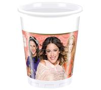 Unique Party 71904 - 200ml Music Passion Disney Violetta Plastic Cups, Pack of 8