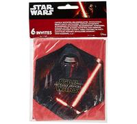 Unique Party 72198 - Star Wars 7 Party Invitations, Pack of 6