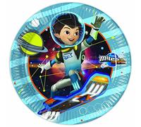 Unique Party 72266 - 23cm Miles from Tomorrowland Party Plates, Pack of 8