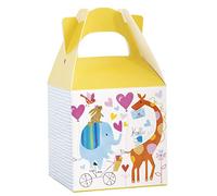 Unique Party 73427 - Zoo Baby Shower Favour Boxes, Pack of 8