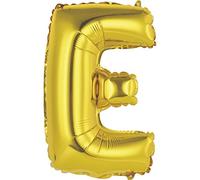 Unique Party 77945 - Foil Letter Balloon - 35 cm - Letter E Balloon - Gold