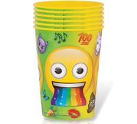 Unique Party 79437 - 16oz Rainbow Fun Emoji Plastic Cup