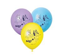 Unique Party 82357-30 cm Bluey Latex Balloons -Pack of 6, Multicolour