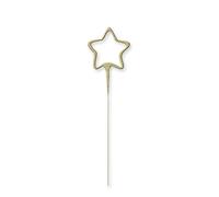 Unique Party 84039 - Glitz Gold Star Shaped Sparkler Candle