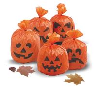 Unique Party Bags 88046 – Hanging Halloween Pumpkin Leaf – Pack of 20