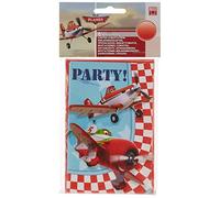 Unique Party Amscan Iternational Planes Invitations and Envelopes