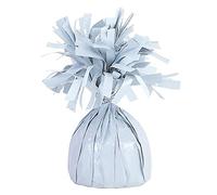 White Foil Balloon Weight (5cm x 13cm) 1 Count - Stylish & Durable Accessory for Party Decorations & Events