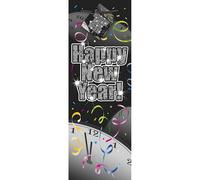 Unique Party Countdown To New Years Wine Bag in Black Unique Party Black