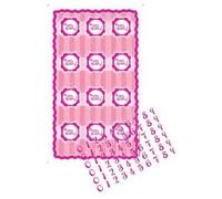 Unique Party Customisable Happy Birthday Cake Topper Set in Pink Unique Party Pink