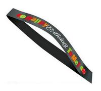 Unique Party Happy Birthday To Me Satin Party Sash Black/multicoloured (One Size)